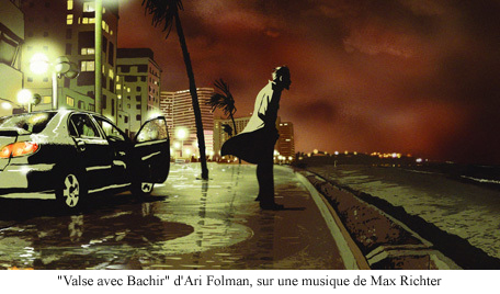 "Valse avec Bachir" d'Ari Folman, sur une musique de Max Richter