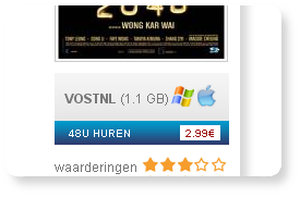 Tous les long-métrage à 2.99 €