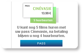 pass UniversCiné Belgium